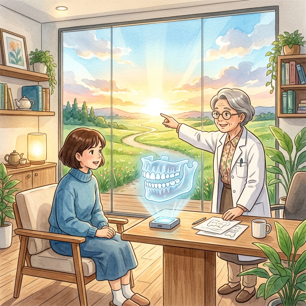 Patient Consultation Illustration